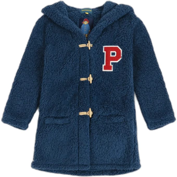 Kinder badjas met lange mouwen Paddington