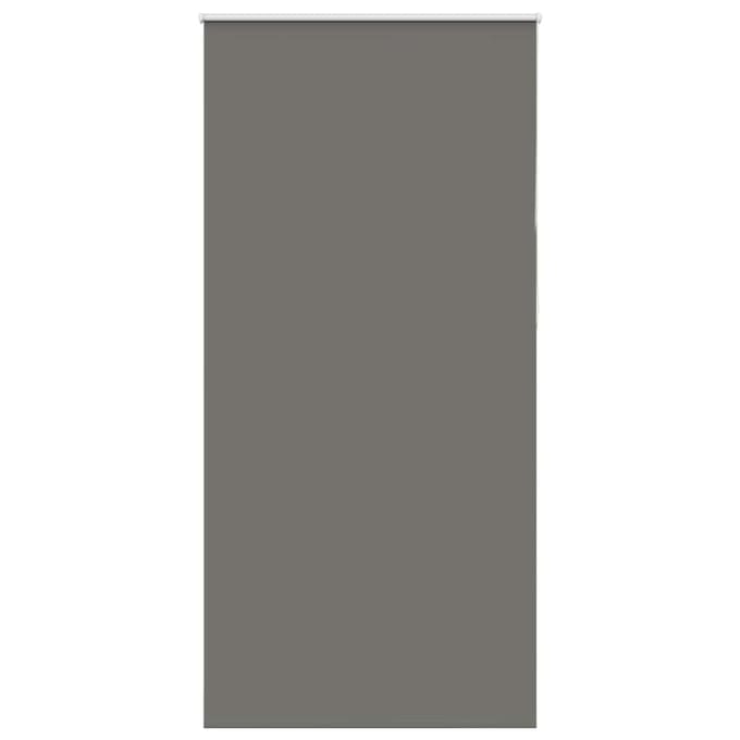 vidaXL - Rolgordijn - verduisterend - 110x210 - cm - stofbreedte - 105,7 - cm - grijs
