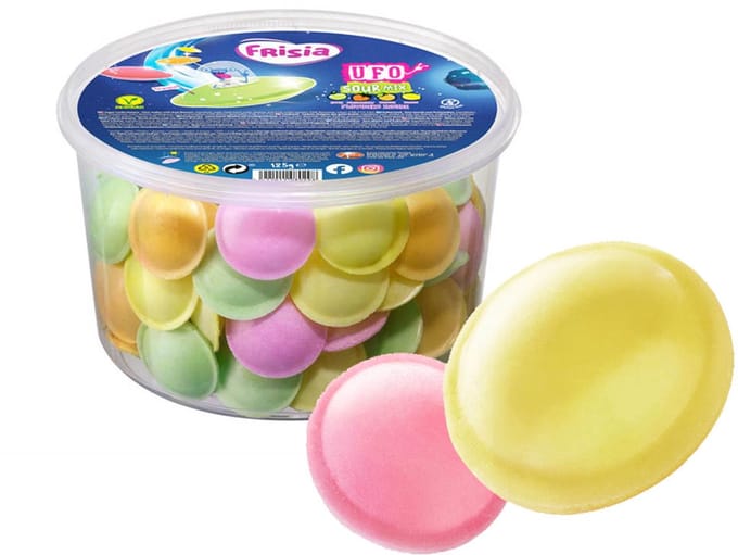 Frisia Zure Fruit Ufo's - 100 stuks