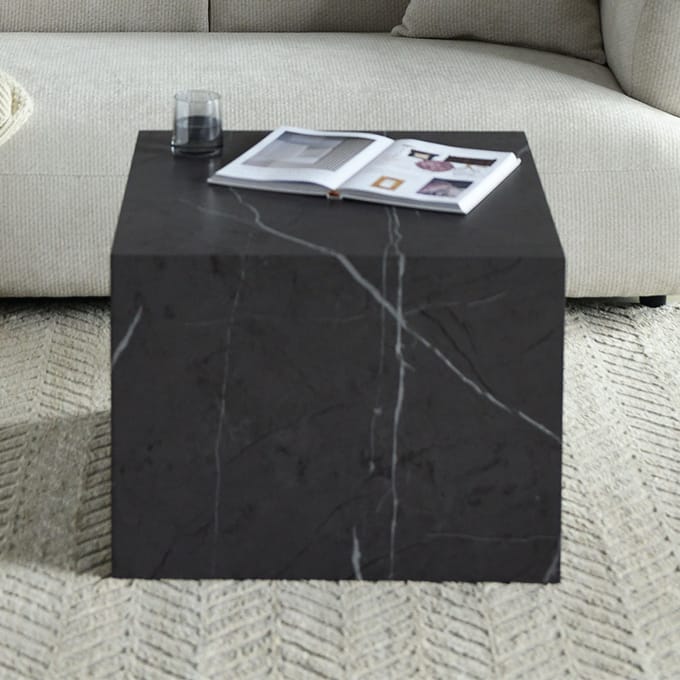 Milton & Oldbrook Salontafel 60 cm Pori Marmerlook Grijs