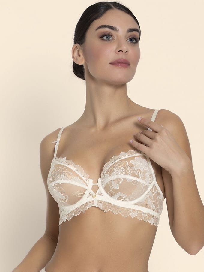 Lise Charmel Sublime Organza Beugel BH Ecru Nacre Ivoor 85 E