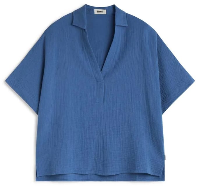 Ecoalf Denis Overhemd Blauw S Vrouw