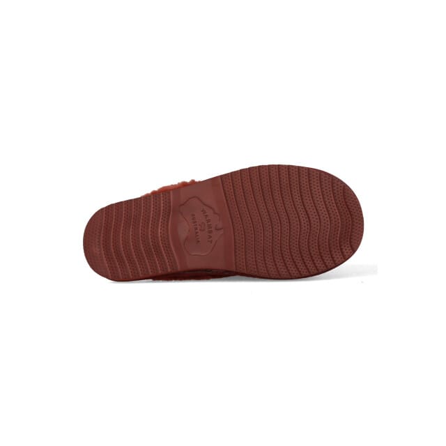 Warmbat Australia Flurry dames pantoffel - Brick - Maat 36