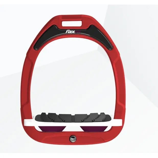 Ingelorende Sporen Grip Rood/Wit/Pruim Flex-On Green Composite