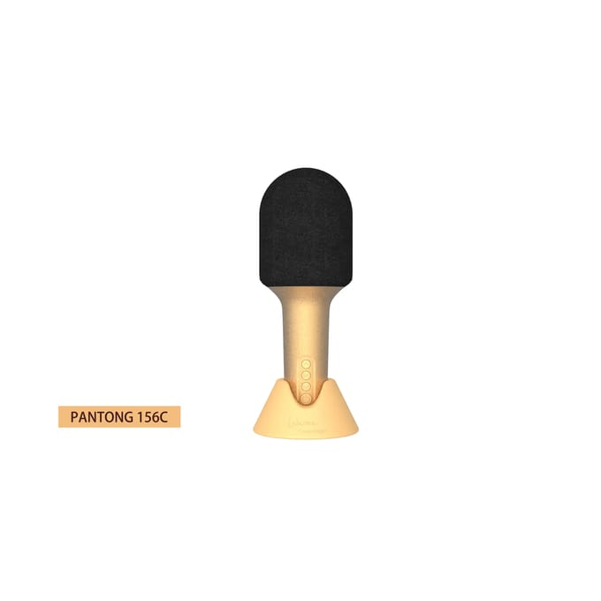 Lalarma Glitter Microfoon - 2-in-1 microfoon en luidspreker - Gold