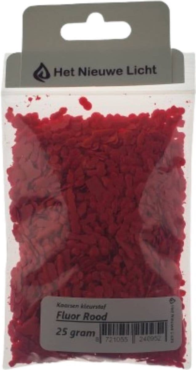 Het Nieuwe Licht ®- Kaarsen kleurstof - FLUOR ROOD - 25 gram
