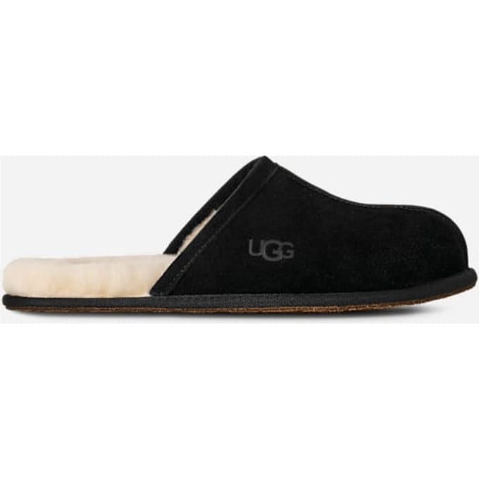 UGG® Scuff for Men in Black, Size 7, Suede/Polyester/Wool