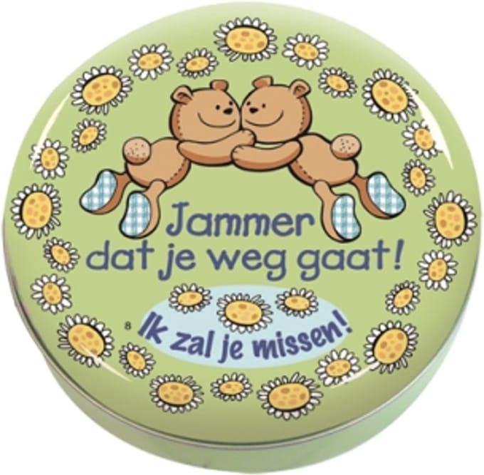 Paper Dreams Blikje Lovely Tin - Jammer Dat Je Weggaat #08