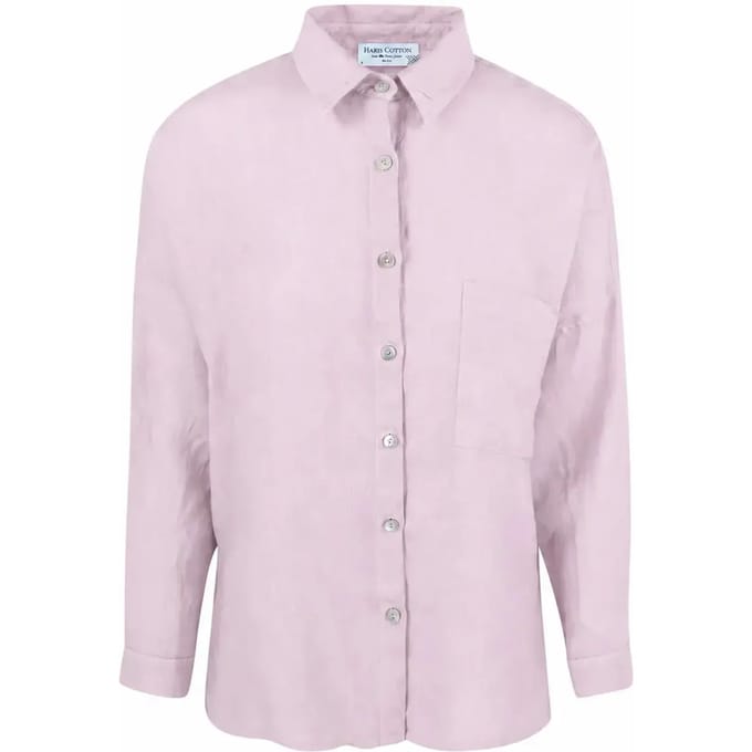 Dameshemd met lange mouwen Haris Cotton