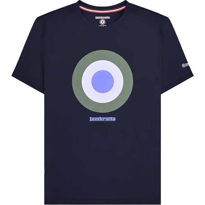 Lambretta Heren Doel T-Shirt (Marine)