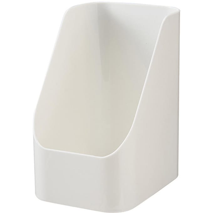 Opbergdoos met open voorkant Multifunctionele bureau-organizer Koelkastcontainer voor groentevoedsel white