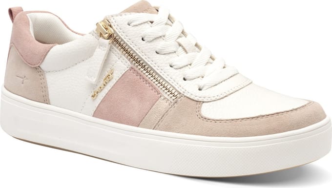 Tamaris COMFORT Essentials Dames Sneakers - BEIGE/ROSE - Maat 39