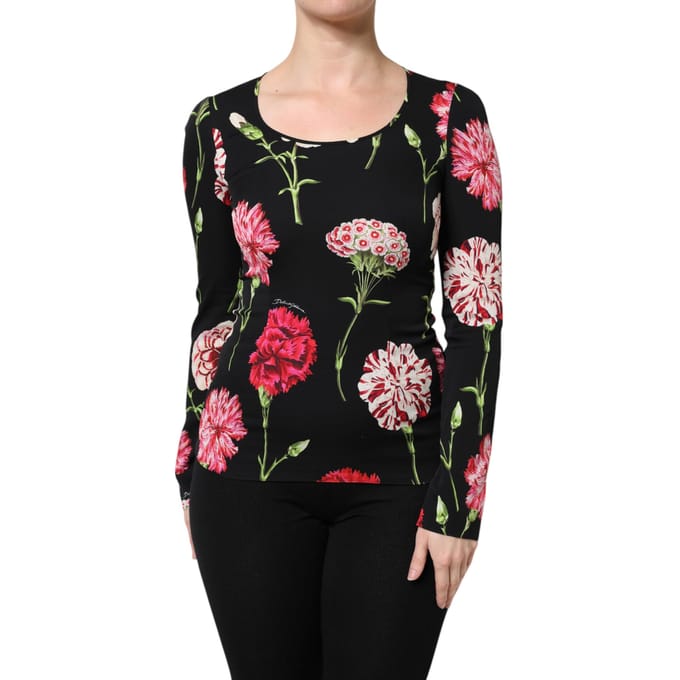 Bloemenprint Lange Mouw Blouse