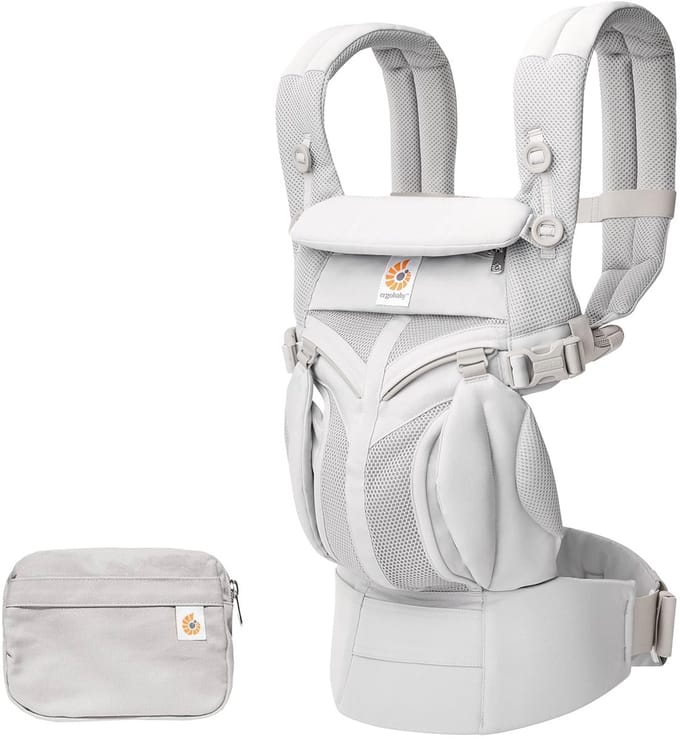 Ergobaby Omni 360 Cool Air Mesh Draagzak - Pearl Grey