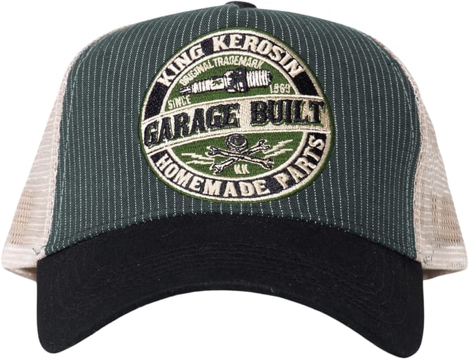 King Kerosin Garage Unisex Cap - groen/zwart - Standard