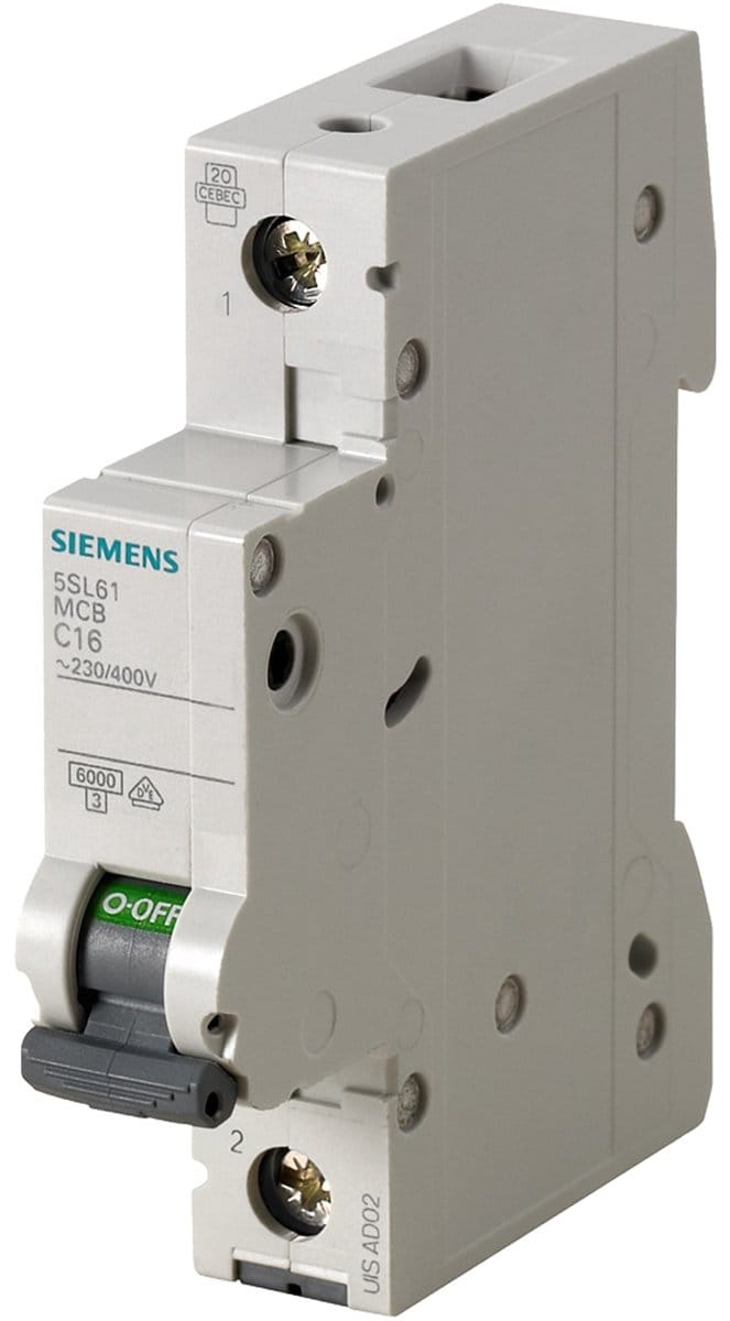 Zekeringautomaat 1-polig 13 A 230 V, 400 V Siemens 5SL61136