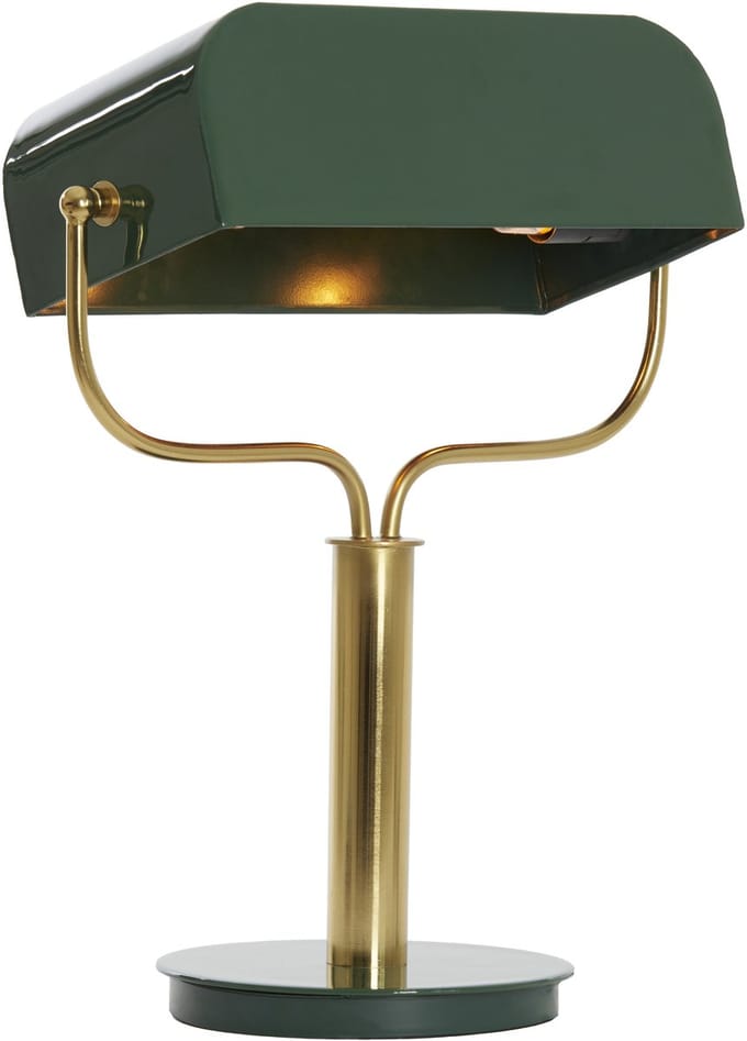 Light & Living Tafellamp Ayer 43cm - Donkergroen