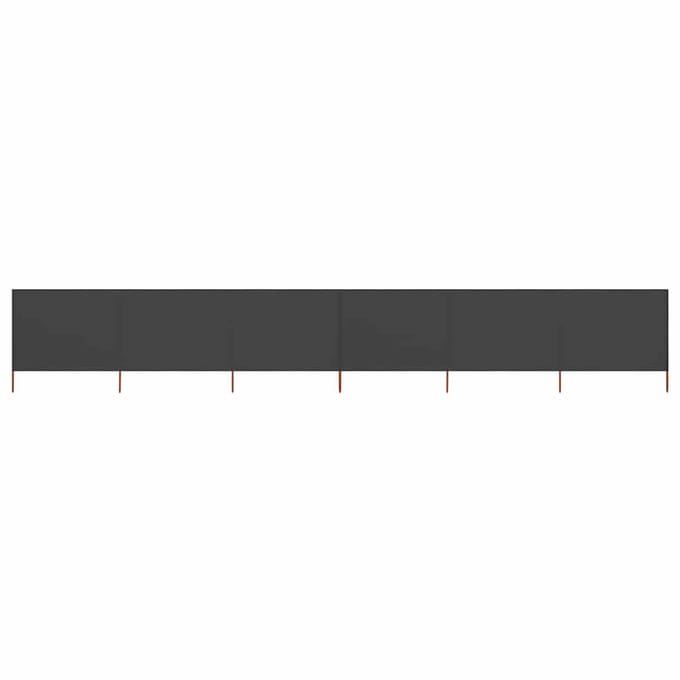 vidaXL - Windscherm - 6-panelen - 800x120 - cm - stof - antraciet