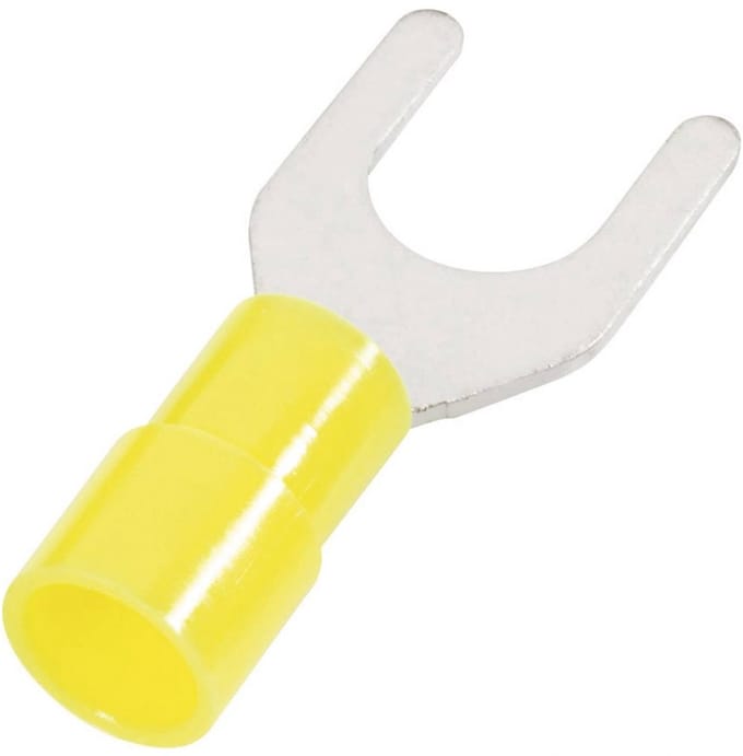 Vorkkabelschoen M8 - 4-6mm² - Geel - 25 stuks