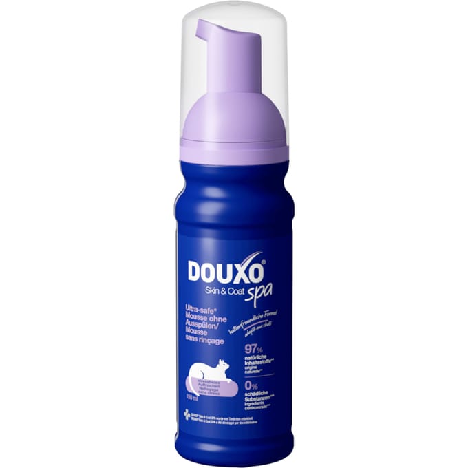 DOUXO Spa Huid & Vacht Droogshampoo voor katten, 150ml hond