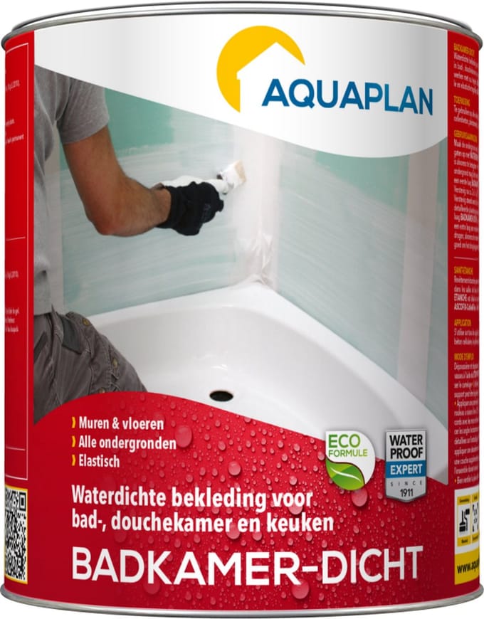 Aquaplan Badkamer-Dicht - waterdichte bekleding - 700 ml.