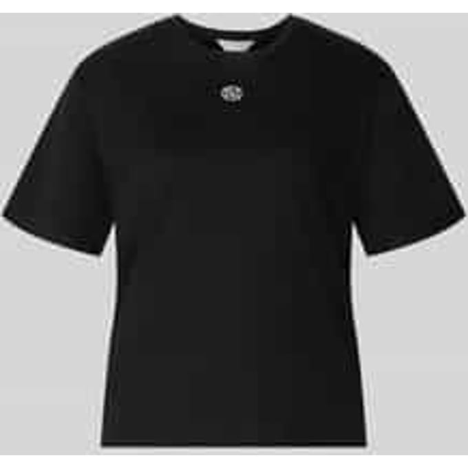 Regular fit t-shirt van puur katoen model 'Melea'