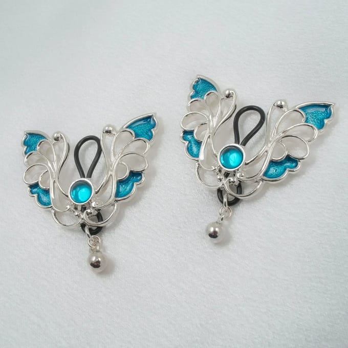 Sylvie Monthulé | Zilveren Tepelklem en Sieraad | Butterfly