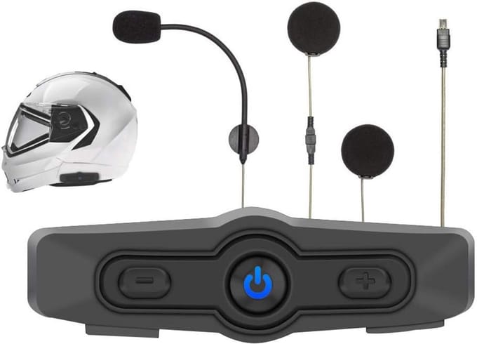 Draadloze Binaurale Motorhelm Headset voor Telefoon en GPS
