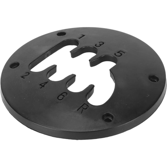 voor Thrustmaster TH8A Middenplaat 75mm Hendel 6 Versnellingen Vorm Demping Korte Slag Short Shifter Middenplaat gray