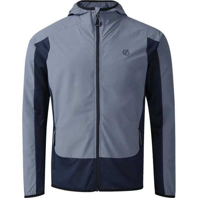 Dare2B Heren Endurance Windbestendige Waterafstotende Stretch Midlayer met Capuchon
