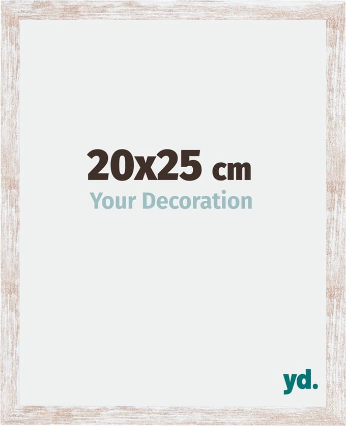 Your Decoration - Fotolijst 20x25 cm - MDF - White Wash - Catania