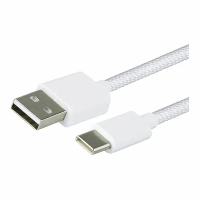 Kabel green mouse usb-a to usb-c data woven 1m | 5 stuks