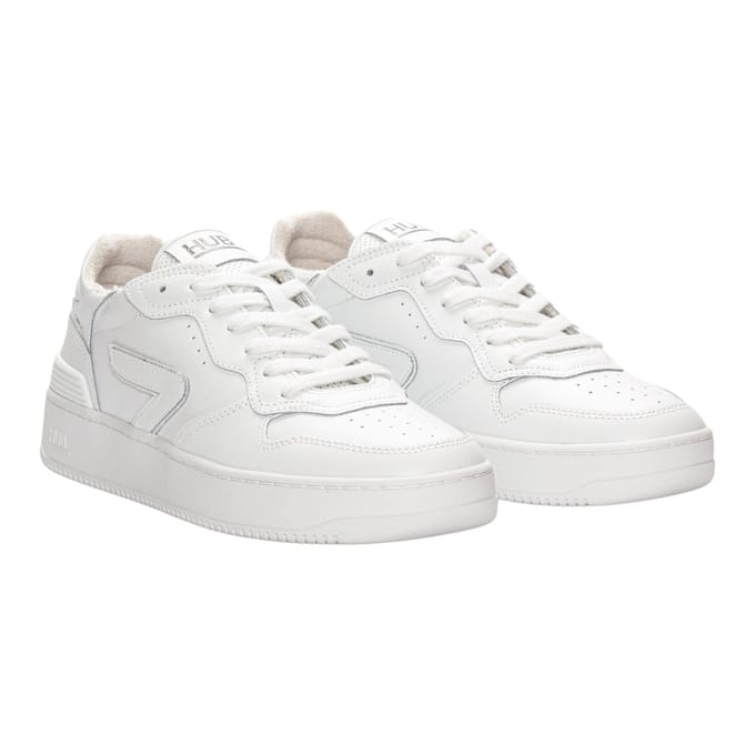 HUB Smash Lage sneakers - Leren Sneaker - Dames - Wit - Maat 38
