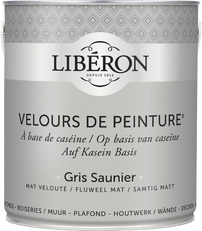 Liberon Velours De Peinture Muurverf - Mat - Gris Saunier - 2,5l