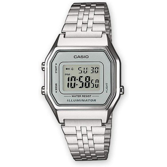 Casio Classic LA680WEA-7EF Digitaal Horloge voor Dames - Zilver