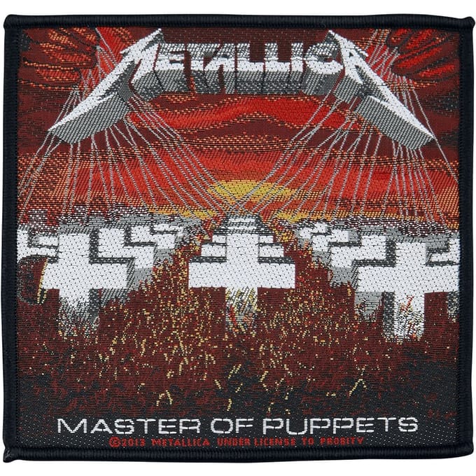 Metallica Patch - Master Of Puppets - voor Geen - meerkleurig