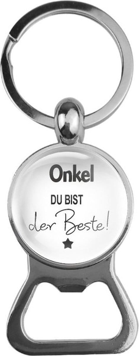 Bieropener Glas - Onkel Du Bist Der Beste