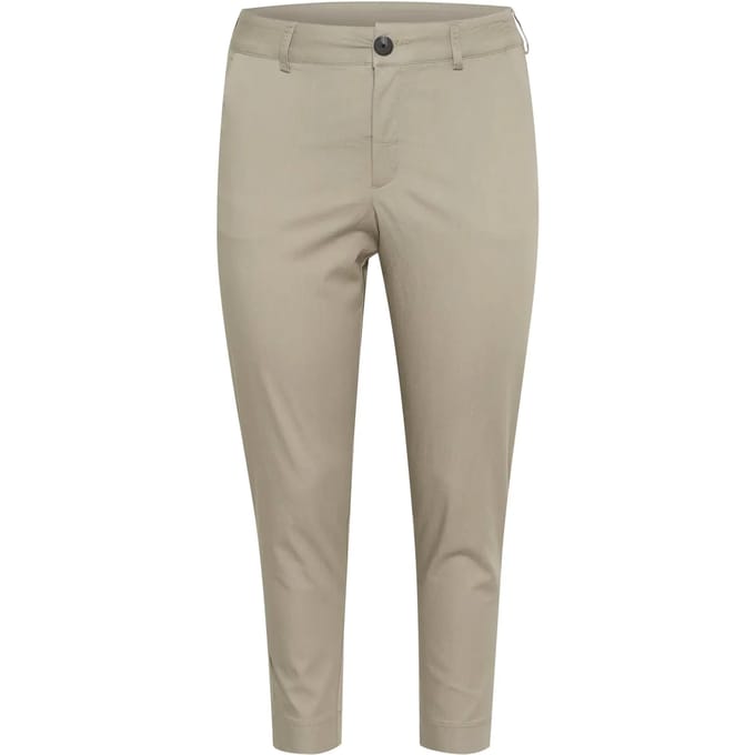 Damesbroek 7/8 chino KAFFE Curve KCLeana