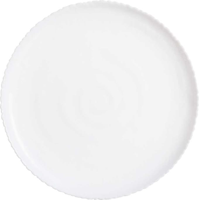Ammonite - Dinerbord - D26cm - Opaal -(set van 6)