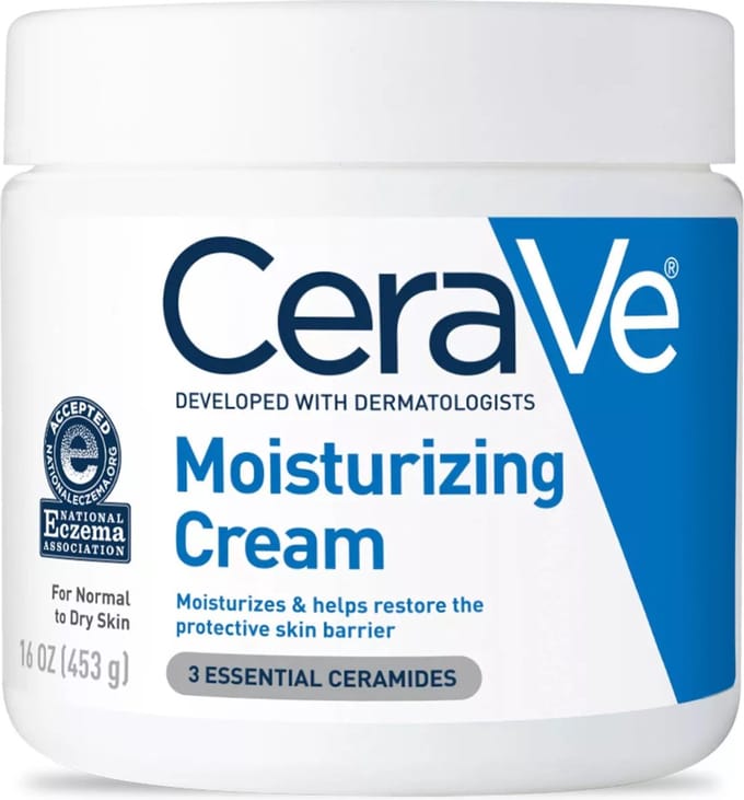 CeraVe Moisturizing Cream Face and Body - hydraterende crème - Droge huid - 453g