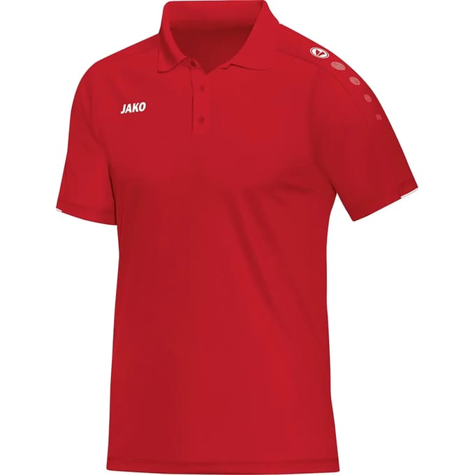 Jako Classico Polo Kinderen - Rood | Maat: 152