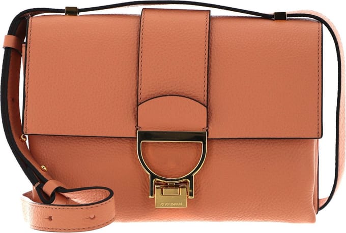 COCCINELLE Leren Schoudertas Arlettis Handbag Almond Beige