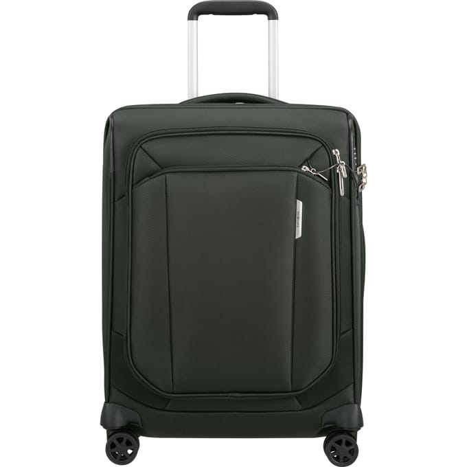 Samsonite Koffer Met Laptopvak - Respark Spinner 55/20 Df Exp (Handbagage) Forest Green