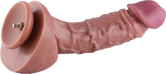 32 cm Dual-density Silicone Dildo | KlicLok System | Bude L