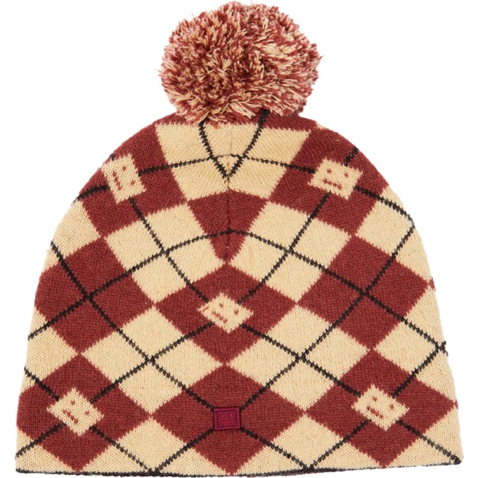 Argyle-muts van wolmix