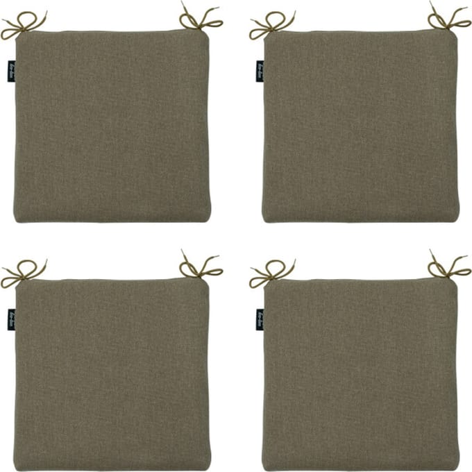 Madison - Zitkussen Taupe canvas eco+ - Ca. 40x40 cm - Set van 4
