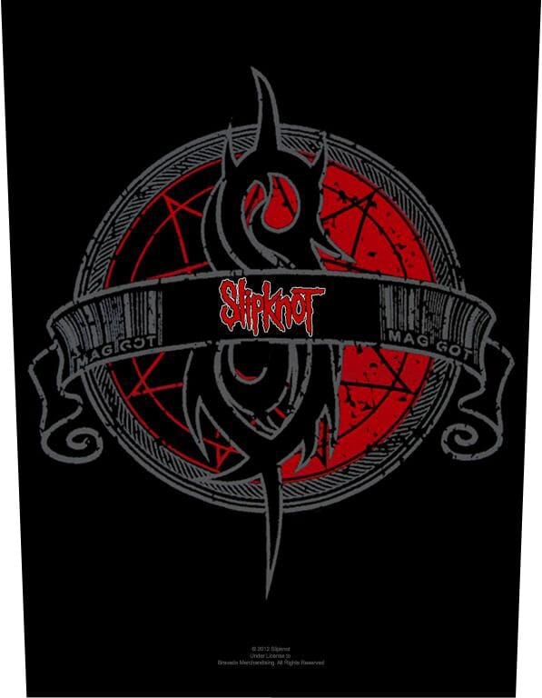 Slipknot Crest Unisex Embleem - zwart/rood/grijs - Standard