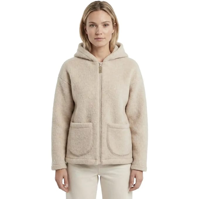 Dames lamswollen hoodie Zaffiro Zoya Sierra