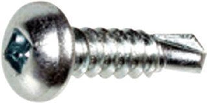 PROF plaatschroef, staal, le 19mm, el verz, cilinderkop