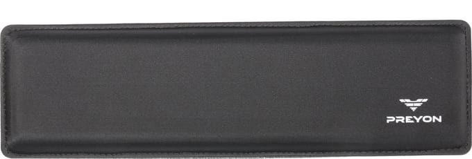 PREYON Falcon Soft TKL - Polssteun - Memory Foam & Cooling Gel - 35x10x 2,5 cm - Ergonomisch Design - Zwart